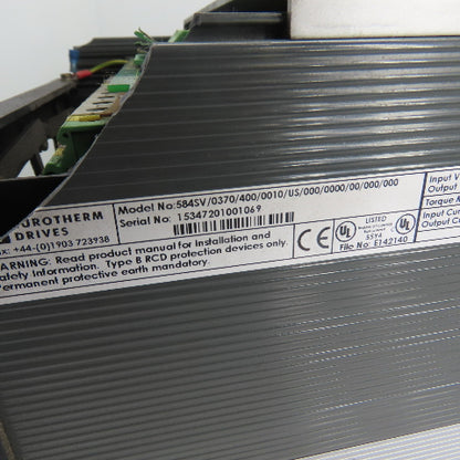 Eurotherm 584SV/0370/400/0010/US/000/0000/00/000/000 Drive 380/460V 3Ph