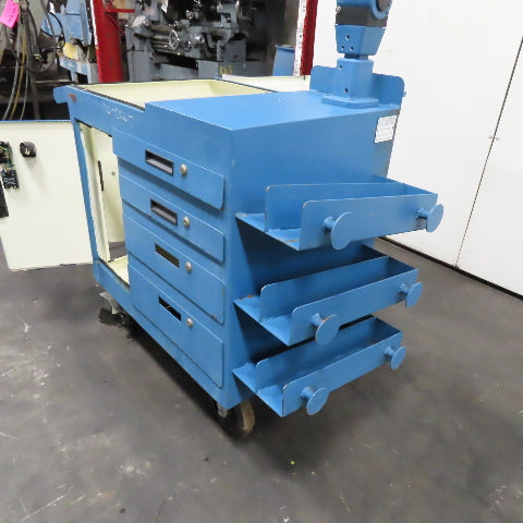 36" x 24" x 40" Tall Rolling Mobile Work Testing Station Cart W/ Storage