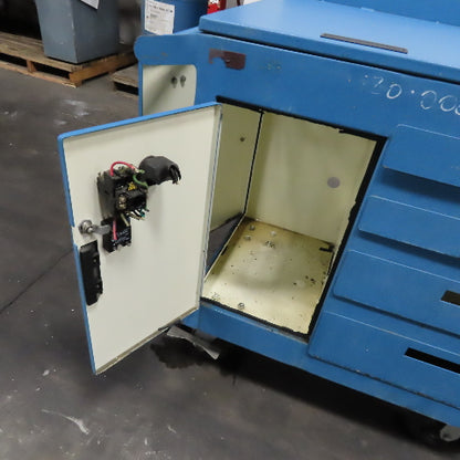 36" x 24" x 40" Tall Rolling Mobile Work Testing Station Cart W/ Storage