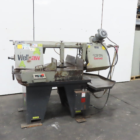 Wellsaw 1316S Swivel 13" x 16" Horizontal Band Saw 3Hp 208-230/480V 3Ph Tested