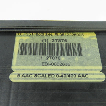 Simpson 2T876 F351460G Digital Panel Meter 5AAC Scaled 0-40/400 120VAC