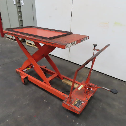 Presto XP36-15 1500Lbs Capacity Manual Hydraulic Rolling Lift Table Cart 24"x48"