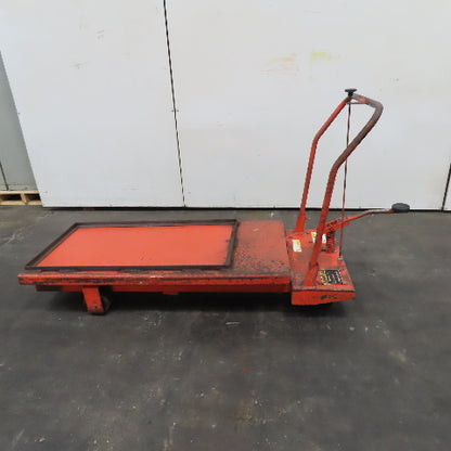 Presto XP36-15 1500Lbs Capacity Manual Hydraulic Rolling Lift Table Cart 24"x48"