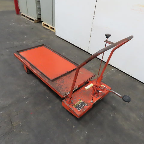 Presto XP36-15 1500Lbs Capacity Manual Hydraulic Rolling Lift Table Cart 24"x48"