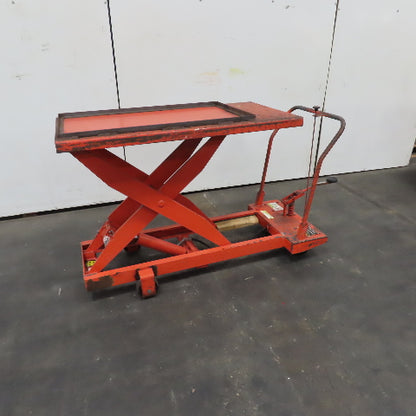 Presto XP36-15 1500Lbs Capacity Manual Hydraulic Rolling Lift Table Cart 24"x48"