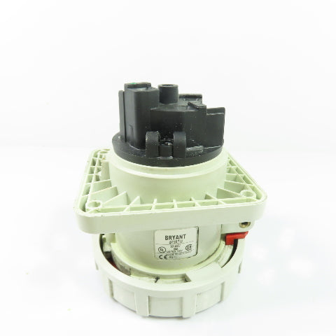 Bryant 460R7W 60A 480VAC 3 Phase Pin & Sleeve Receptacle