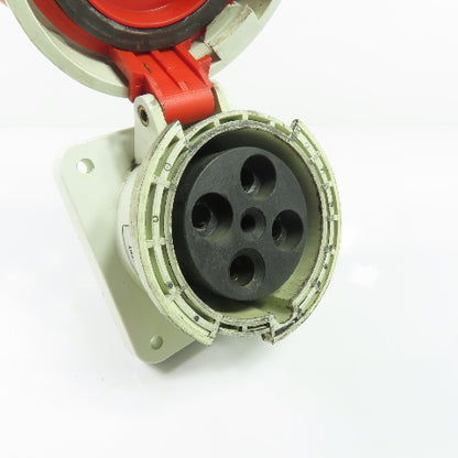 Bryant 460R7W 60A 480VAC 3 Phase Pin & Sleeve Receptacle