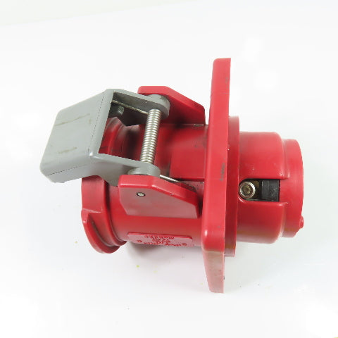 Hubbell 460R7W 60A 480VAC 3 Phase Pin & Sleeve Receptacle (Broken Cap)