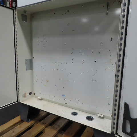 Hoffman A606012LP 60" x 60" x 12" Free Standing 2 Door Electrical Enclosure