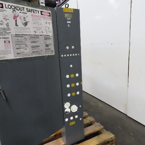 Hoffman A606012LP 60" x 60" x 12" Free Standing 2 Door Electrical Enclosure
