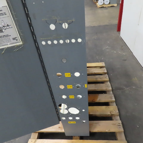 Hoffman A606012LP 60" x 60" x 12" Free Standing 2 Door Electrical Enclosure
