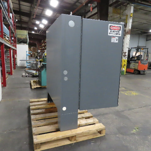 Hoffman A606012LP 60" x 60" x 12" Free Standing 2 Door Electrical Enclosure