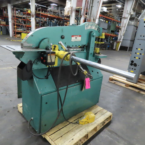 Piranha P-65 65 Ton 5 Station Punch Notch Shear Ironworker 480V 3Ph Tested