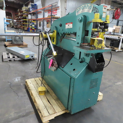 Piranha P-65 65 Ton 5 Station Punch Notch Shear Ironworker 480V 3Ph Tested
