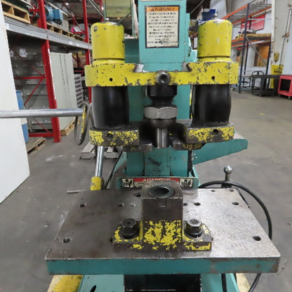 Piranha P-65 65 Ton 5 Station Punch Notch Shear Ironworker 480V 3Ph Tested