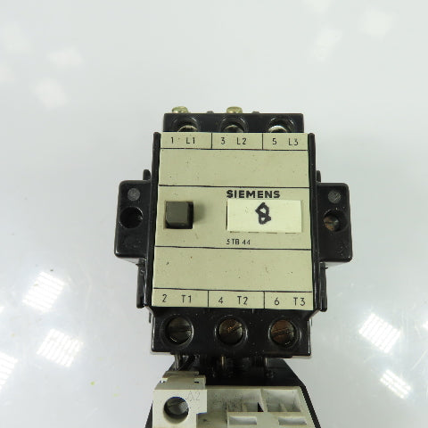 Siemens 3TB44 17-0A..Z/G51445 Motor Starter Contactor W/3UA54 00-1G Relay 4-6.3A