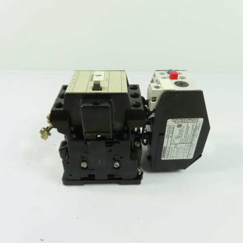 Siemens 3TB44 17-0A..Z/G51445 Motor Starter Contactor W/3UA54 00-1G Relay 4-6.3A