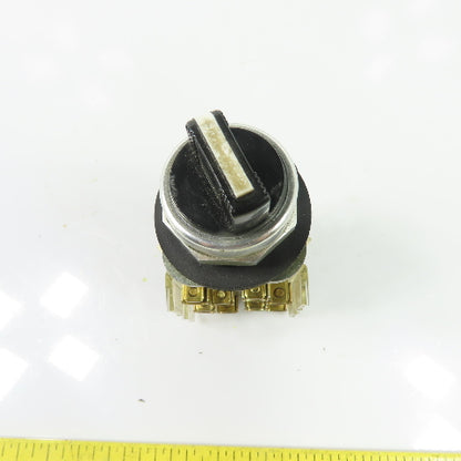 Allen-Bradley 800T-N2KF4 3-Position Selector Switch 600VAC Ser T