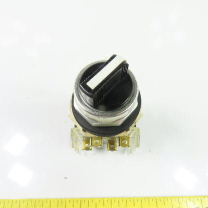 Allen-Bradley 800T-J2KD7 3-Position Selector Switch Ser N 600V