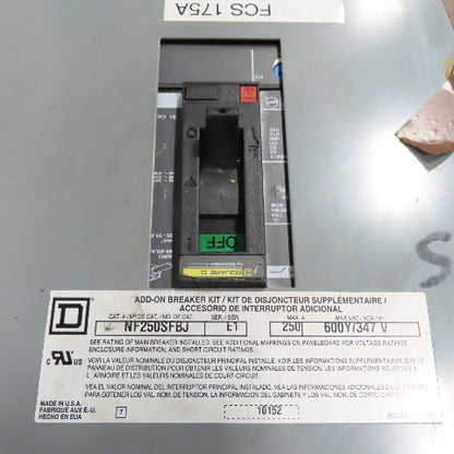 Square D NF430L2C 250A 600Y/347V Panelboard Load Center