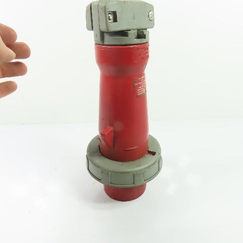 Hubbell 460P7W 60A 3Ph 480VAC Pin and Sleeve Plug Receptacle