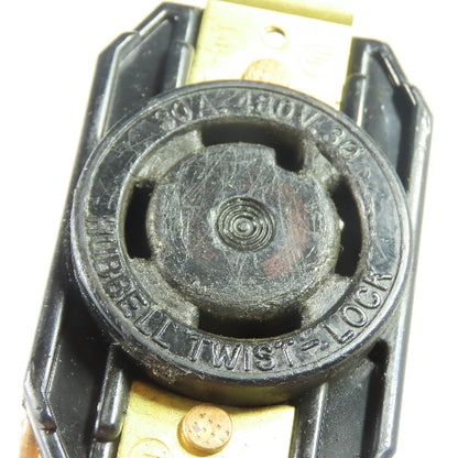 Hubbell 30A 480V 3Ph Twist-Lock Receptacle Lot Of 3