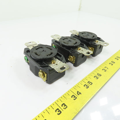 Bryant L16-30 30A 480V 3Ph Locking Receptacle Lot Of 3