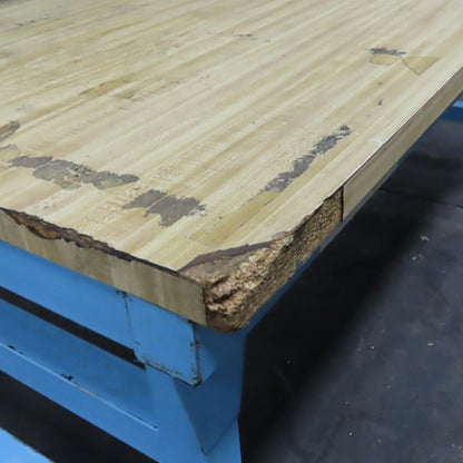 Workplace Systems 72" x 30" Wood Top Assembly Work Station Desk W/ Shelf