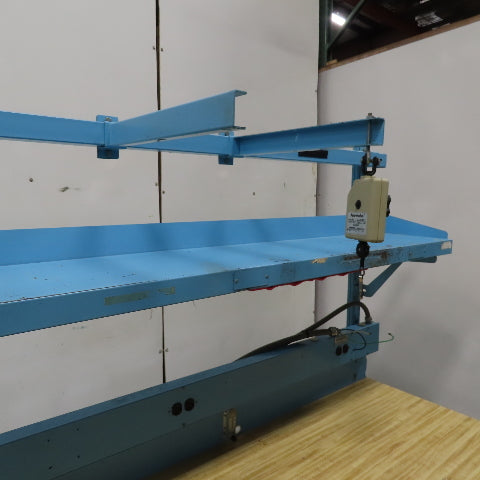 Workplace Systems 72" x 30" Wood Top Assembly Work Station Desk W/ Shelf