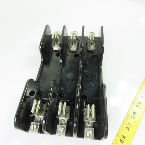 Gould Shawmut 61008R 100A 3-Pole Class R Open Fuse Block 600V