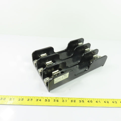 Gould Shawmut 61008R 100A 3-Pole Class R Open Fuse Block 600V