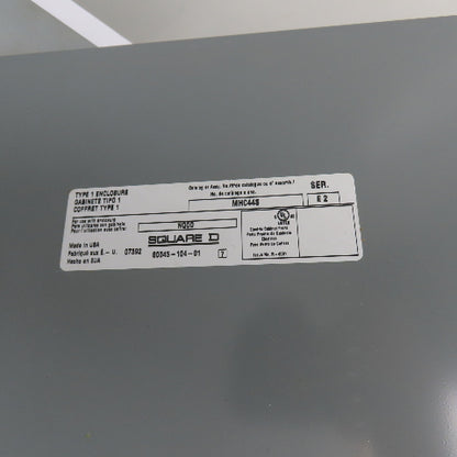 Square D MHC44S NQOD Type 1 Panelboard Enclosure Surface Cover Door