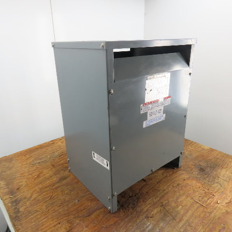Square D 15T3H 15kVA 3Ph Dry Type Transformer 480V Pri 208Y/120V Sec Tested