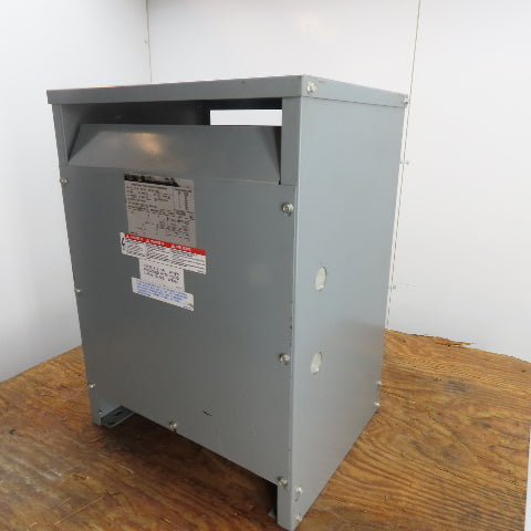 Square D 15T3H 15kVA 3Ph Dry Type Transformer 480V Pri 208Y/120V Sec Tested