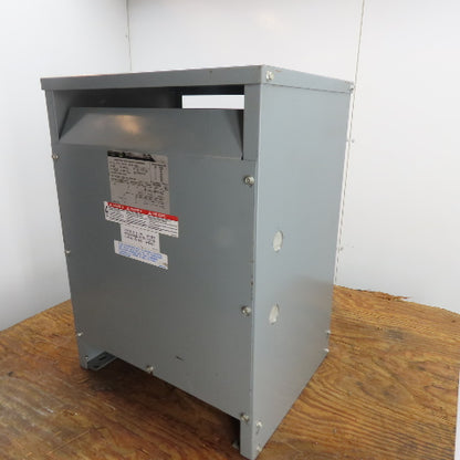 Square D 15T3H 15kVA 3Ph Dry Type Transformer 480V Pri 208Y/120V Sec Tested