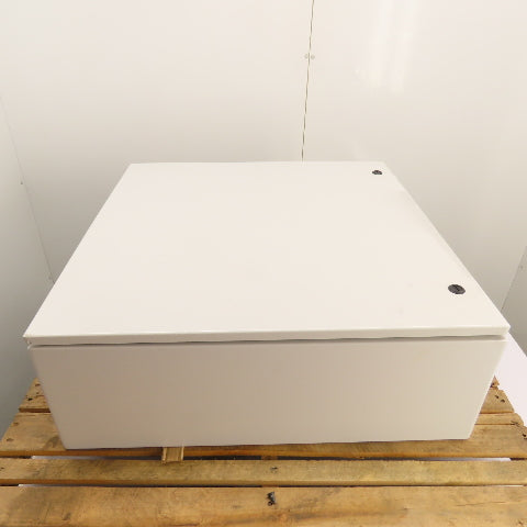 Hubbell Wiegmann N412303010CLG 30" x 30" x 10" Electrical Enclosure Wall Mout
