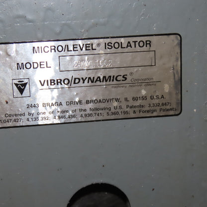 Vibro Dynamics 24MXL1002 Micro Level Stamping Press Vibration Isolator Lot Of 4