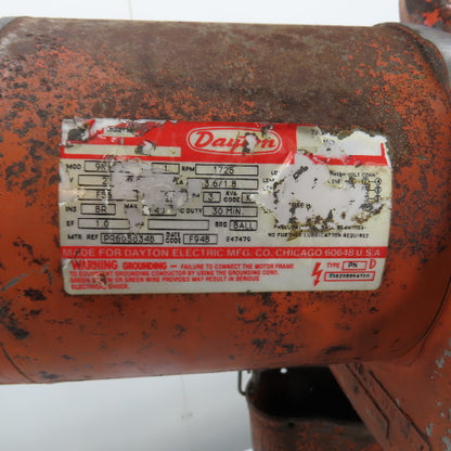 Dayton 9N100B 1 Ton 2000Lb Electric Chain Hoist 15' Lift 16FPM 230/460V 3Ph