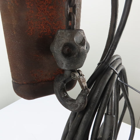 Dayton 9N100B 1 Ton 2000Lb Electric Chain Hoist 15' Lift 16FPM 230/460V 3Ph