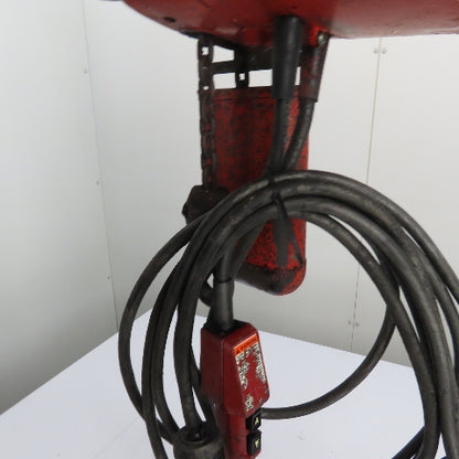 Dayton 9N100B 1 Ton 2000Lb Electric Chain Hoist 15' Lift 16FPM 230/460V 3Ph