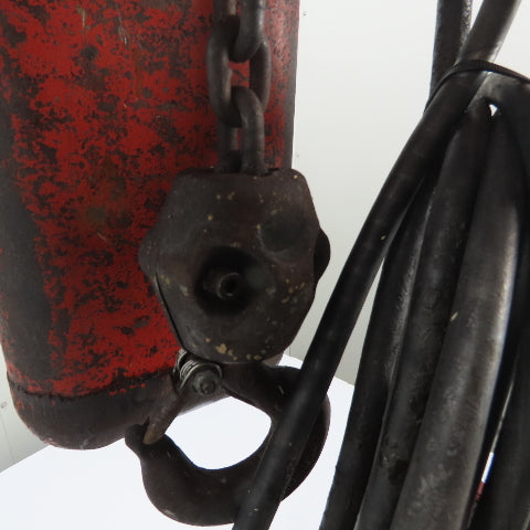 Dayton 9N100B 1 Ton 2000Lb Electric Chain Hoist 15' Lift 16FPM 230/460V 3Ph