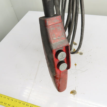 Dayton 3YB76 1 Ton 2000Lb Electric Chain Hoist 20' Lift 16 FPM 230/460V 3Ph