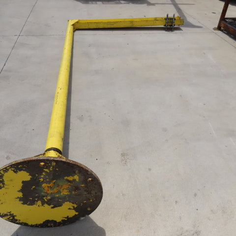 1/4 Ton Capacity Free Standing 360° Swivel Jib Crane 80" Swing 12' Headroom