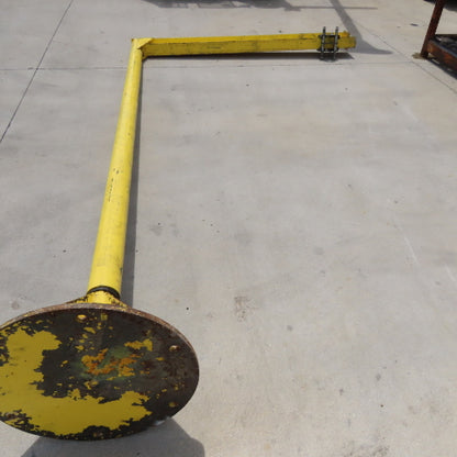 1/4 Ton Capacity Free Standing 360° Swivel Jib Crane 80" Swing 12' Headroom