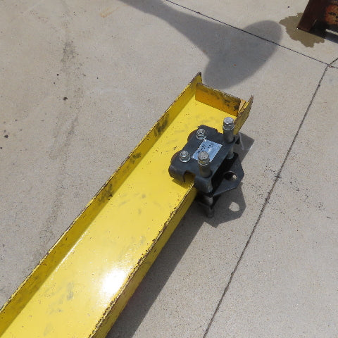 1/4 Ton Capacity Free Standing 360° Swivel Jib Crane 80" Swing 12' Headroom