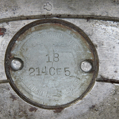 Cushman 214CE5 4 Jaw Independent Scroll Lathe Chuck 18" OD 3-1/4" Thru Hole
