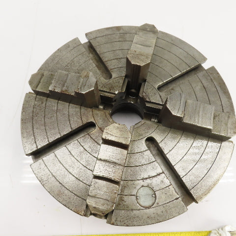 Cushman 214CE5 4 Jaw Independent Scroll Lathe Chuck 18" OD 3-1/4" Thru Hole