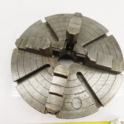 Cushman 214CE5 4 Jaw Independent Scroll Lathe Chuck 18" OD 3-1/4" Thru Hole