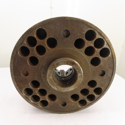 Cushman 214CE5 4 Jaw Independent Scroll Lathe Chuck 18" OD 3-1/4" Thru Hole