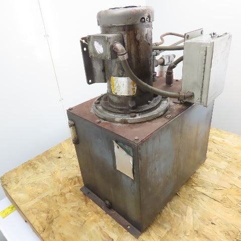 Baldor GM3611T 20 Gallon Hydraulic Power Unit 3HP 208-230/460V 3Ph 1725RPM